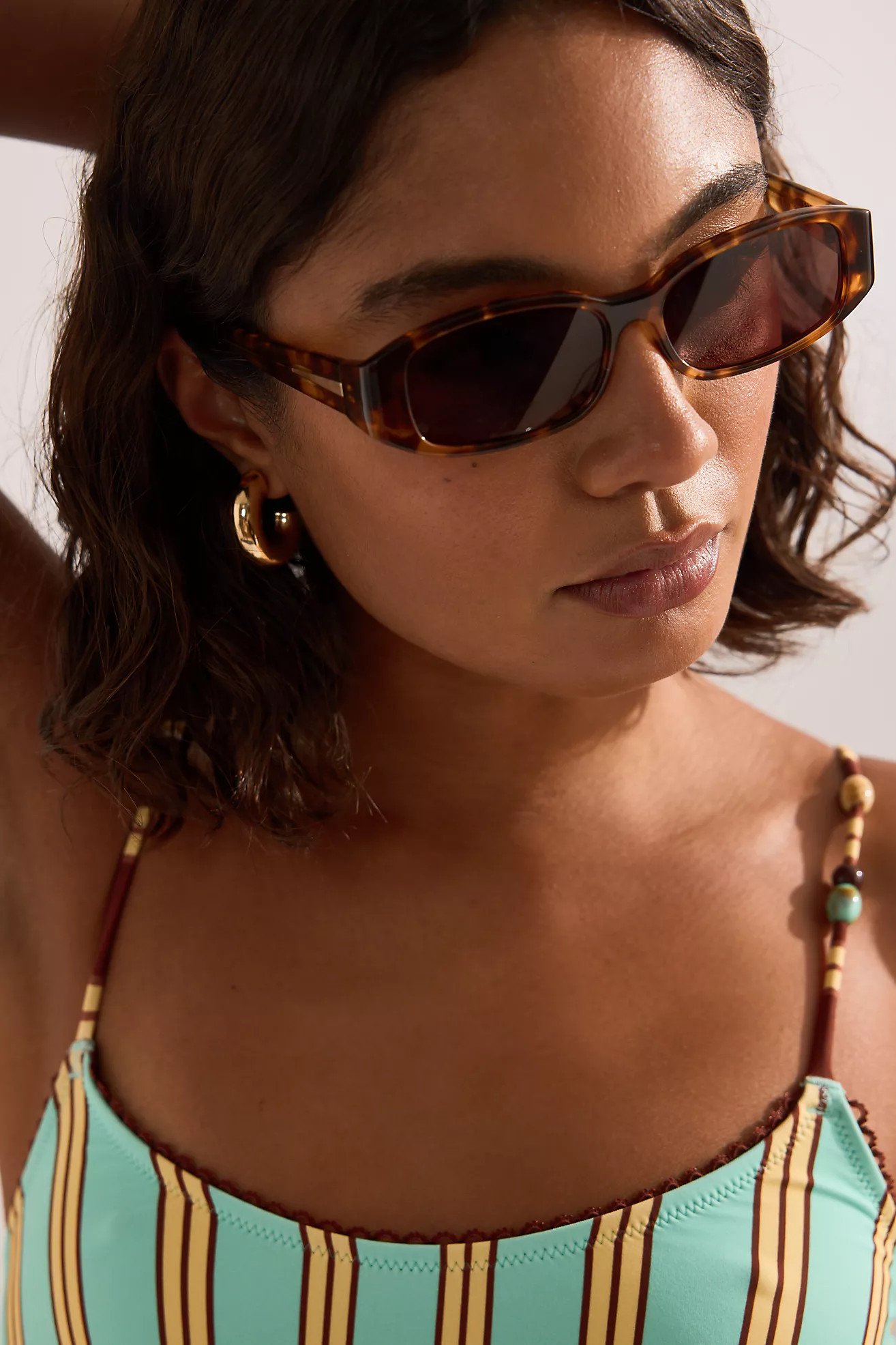 By Anthropologie Rectangle Sunglasses | Anthropologie (UK)