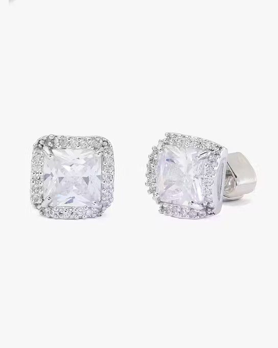 That Sparkle Princess Cut Large Studs | Kate Spade (US)