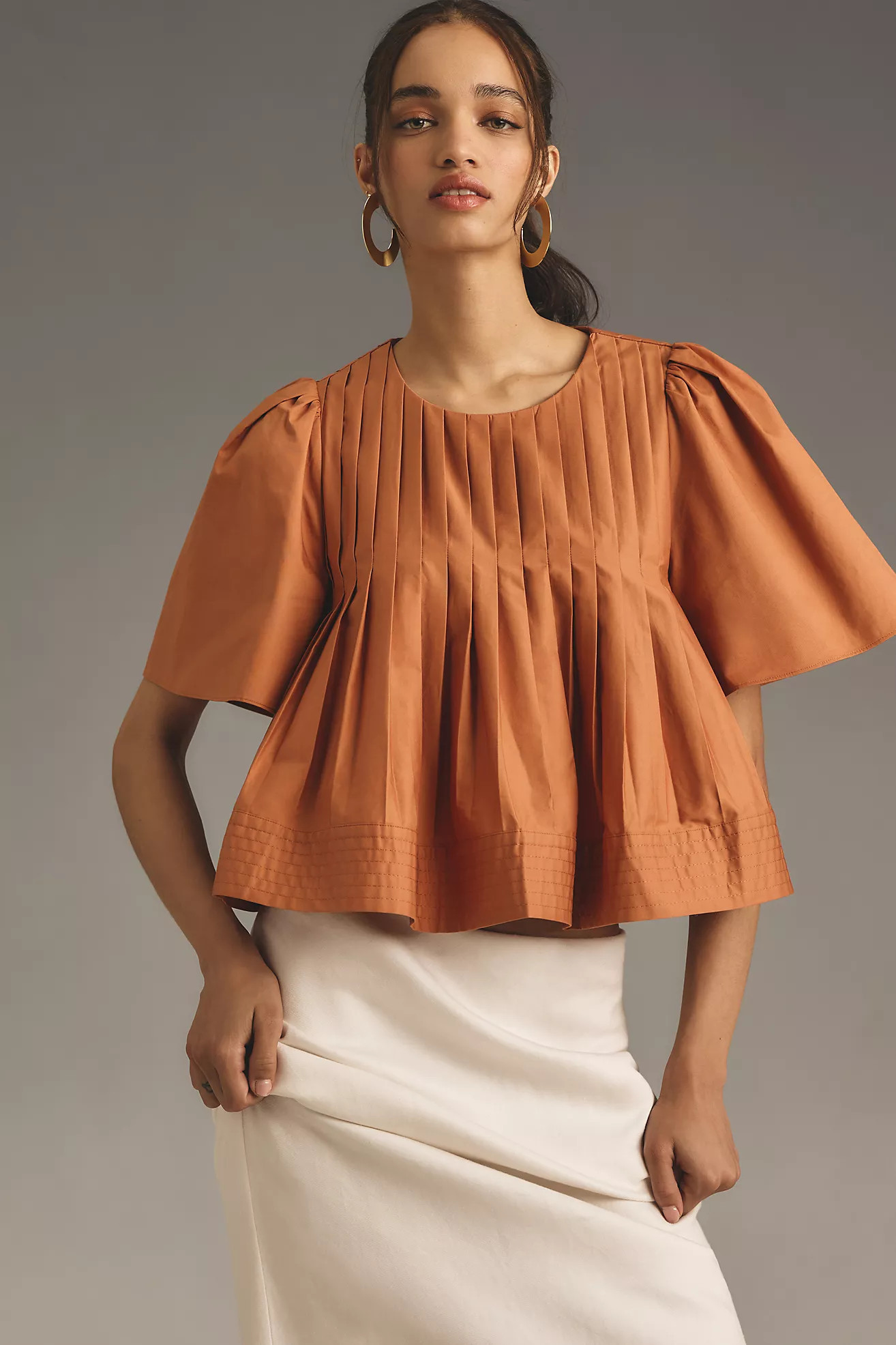 Mare Mare Short-Sleeve Swing Top | Anthropologie (US)