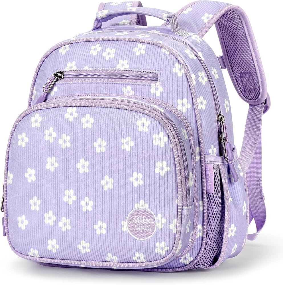 Corduroy Toddler Backpack for Girls 2-4: Little Kids Backpacks for Preschool Prek Daycare - Cute ... | Amazon (US)