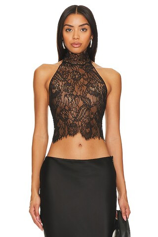 retrofete Violet Top in Black from Revolve.com | Revolve Clothing (Global)