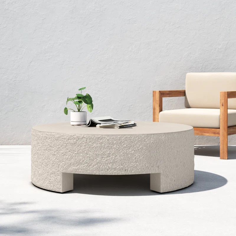 AllModern Hobart Stone/Concrete Coffee Table & Reviews | Wayfair | Wayfair North America