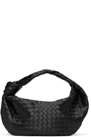 Bottega Veneta - Black Small Jodie Bag | SSENSE
