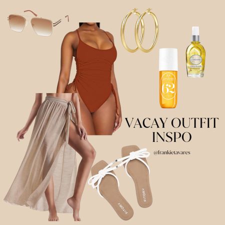 Vacay outfit inspo! This swimsuit comes in small-3x! 

#LTKstyletip #LTKplussize #LTKmidsize