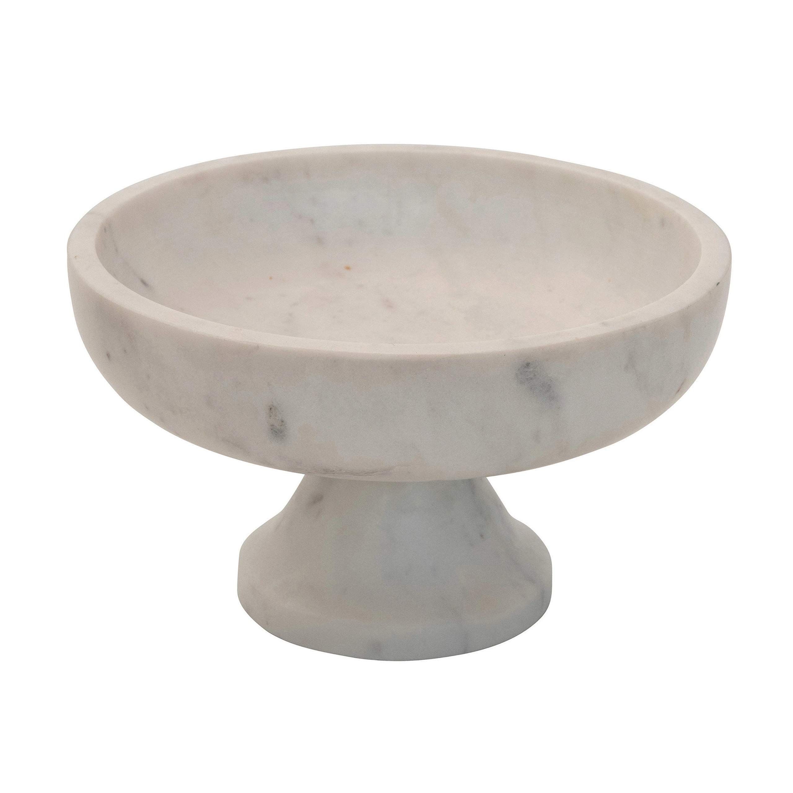 Bloomingville Marble Footed, White Bowl | Amazon (US)