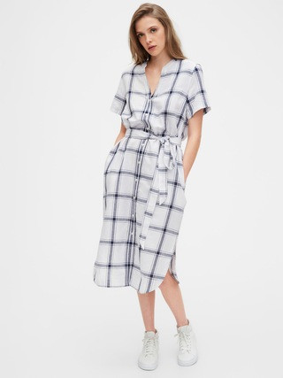 Midi Shirtdress in Linen-Cotton | Gap (US)