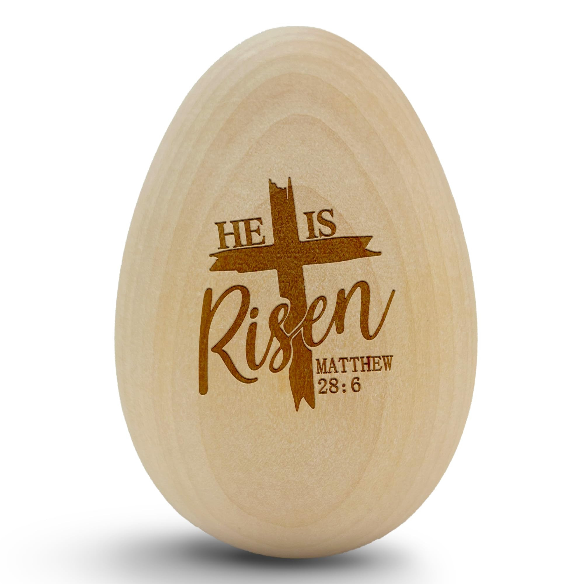 He Is Risen Easter Decorations, Wooden Bible Verse Resurrection Eggs, Christian Religious Faith B... | Amazon (US)