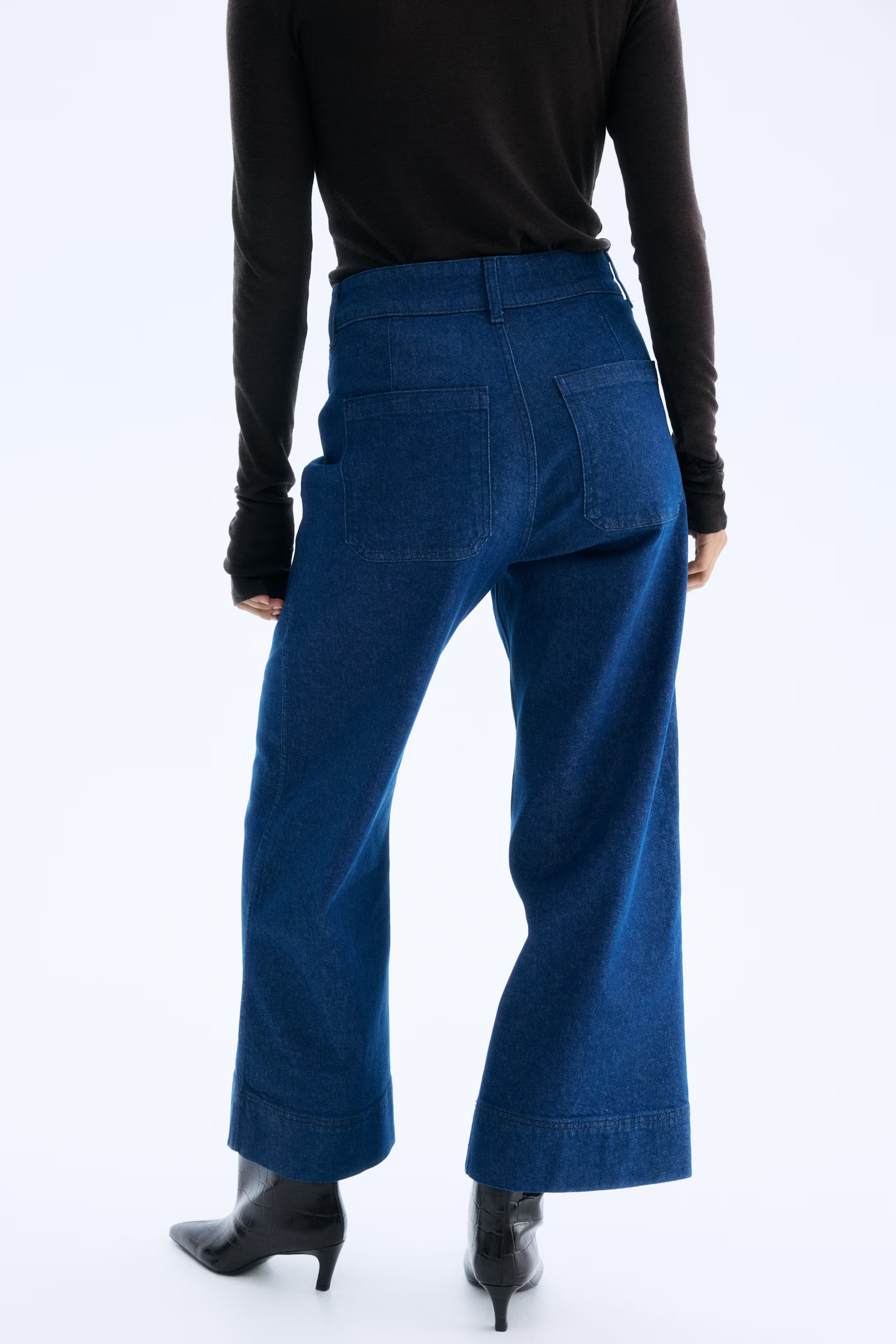 Wide High Ankle Jeans | H&M (US + CA)