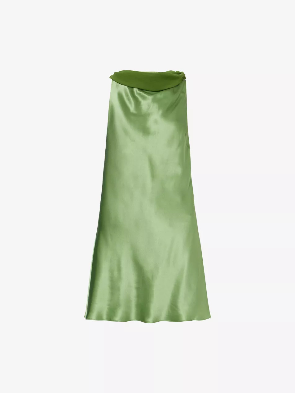 Jonelle Low-Back Silk Mini Dress | Selfridges