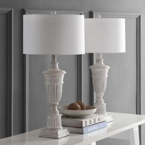 Safavieh Kylen Natural 31 in. H Table Lamp, White Wash, Set of 2 | Walmart (US)