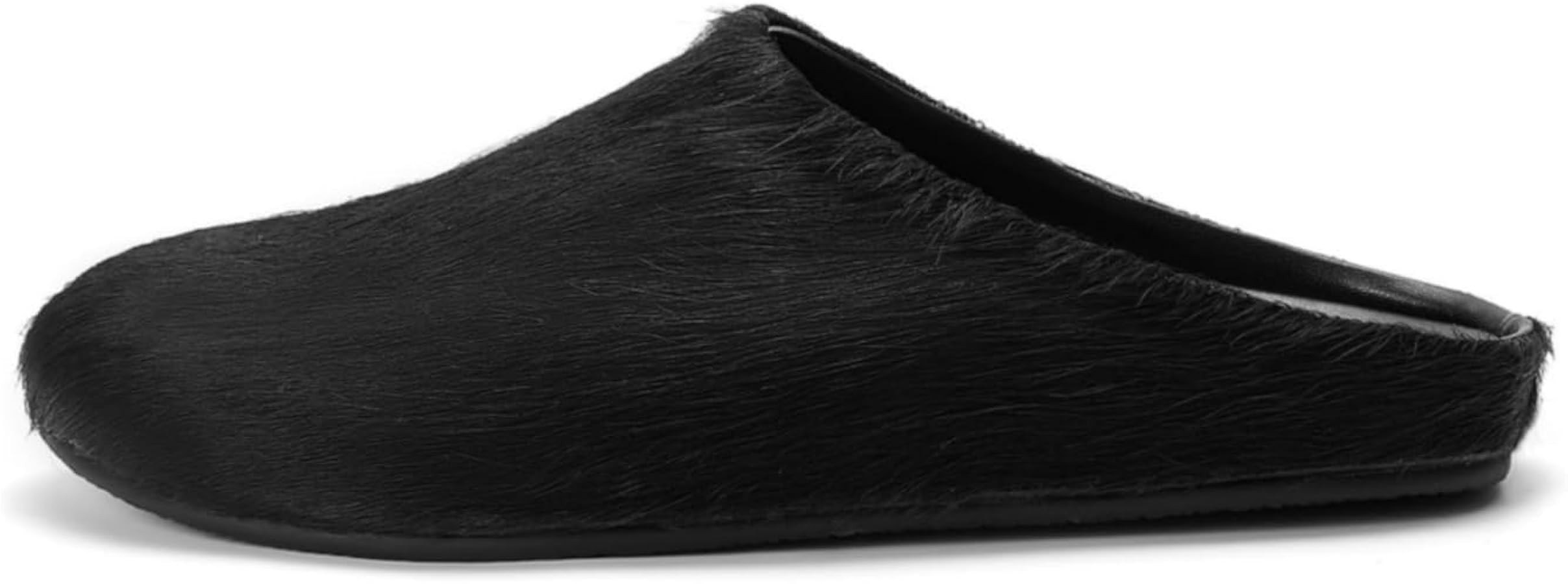 Real Fur Slides Mules for Women Round Toe Slip on Sandals Fuzzy Luxury Platform Clogs Slippers Co... | Amazon (US)