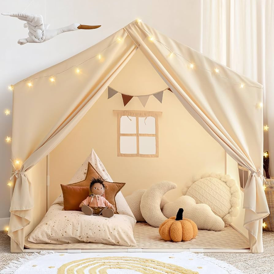 Razee Kids Play Tent with Padded Mat, Indoor Playhouse Tent for Toddlers | Amazon (US)