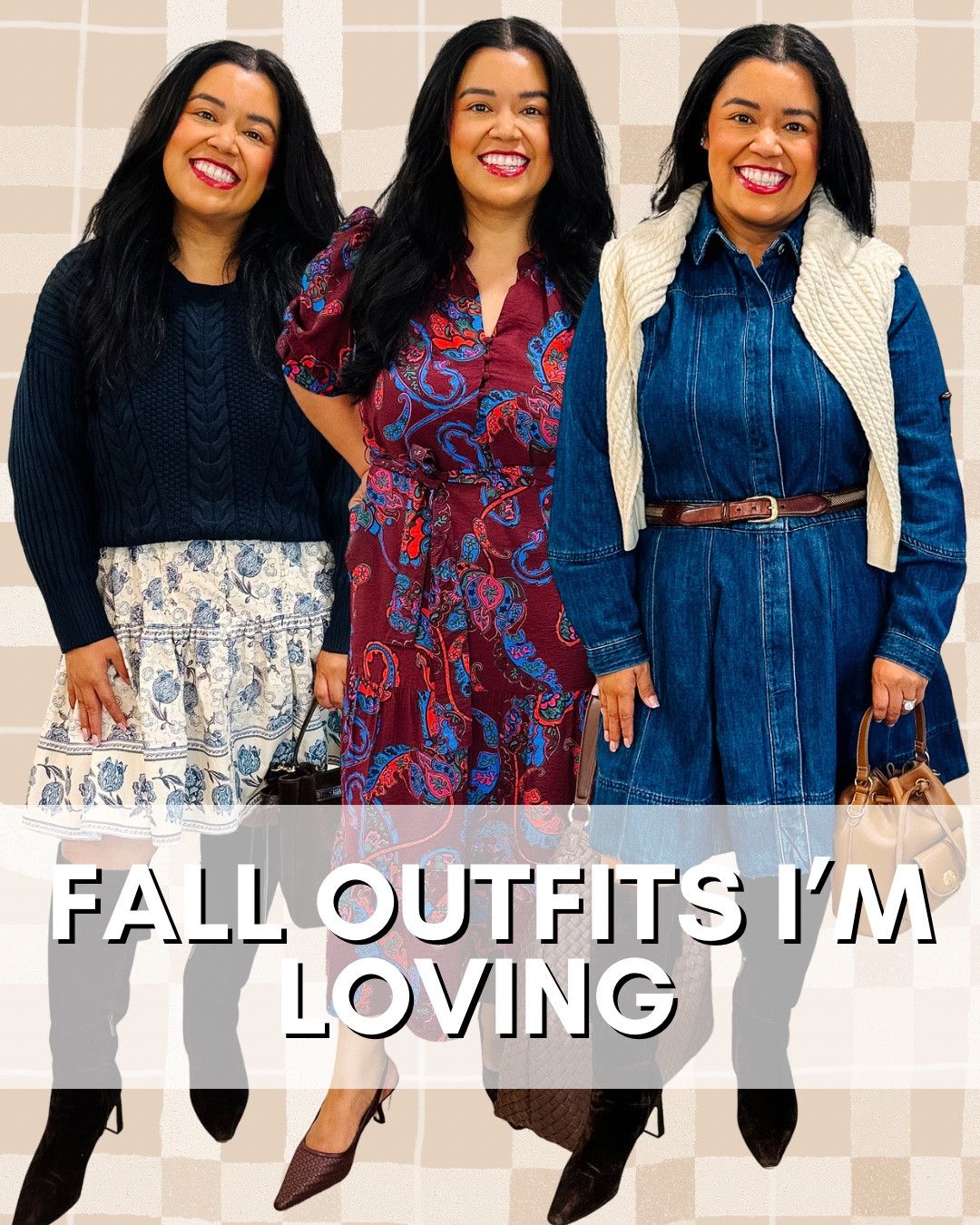 Some of my favorite fall looks!
Walmart finds, Walmart fall outfits, Scenario, Walmart dress, fall outfit ideas, fall looks, smiles and Pearls