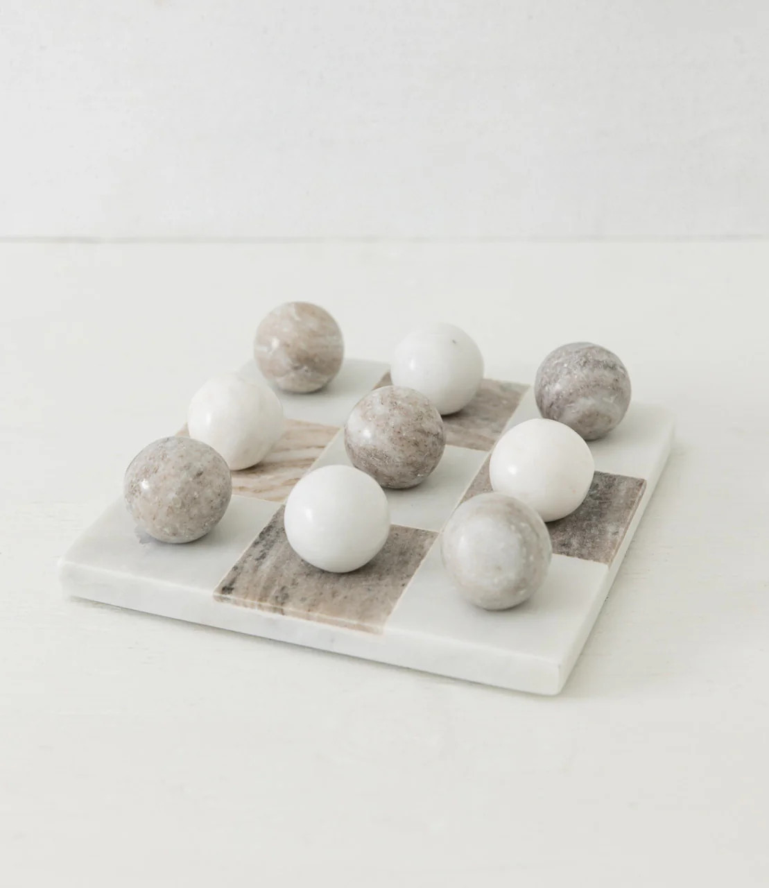 Marble Tic-Tac-Toe Board | Eco Chic Home