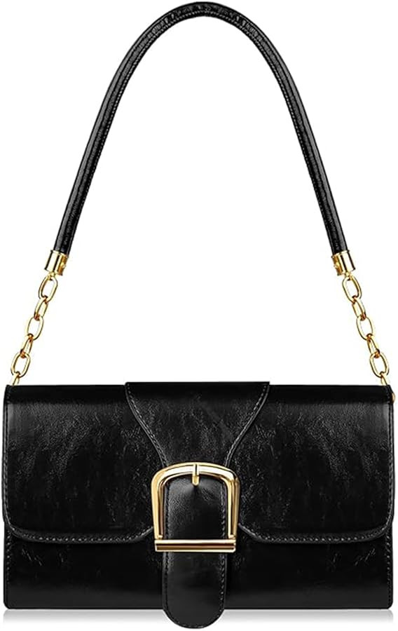 Shoulder Bag for Women, Cute Soft PU Leather Small Crossbody Purses Handbags, Trendy Underarm Bag... | Amazon (US)