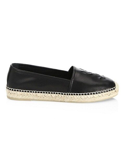 Logo Leather Espadrilles | Saks Fifth Avenue