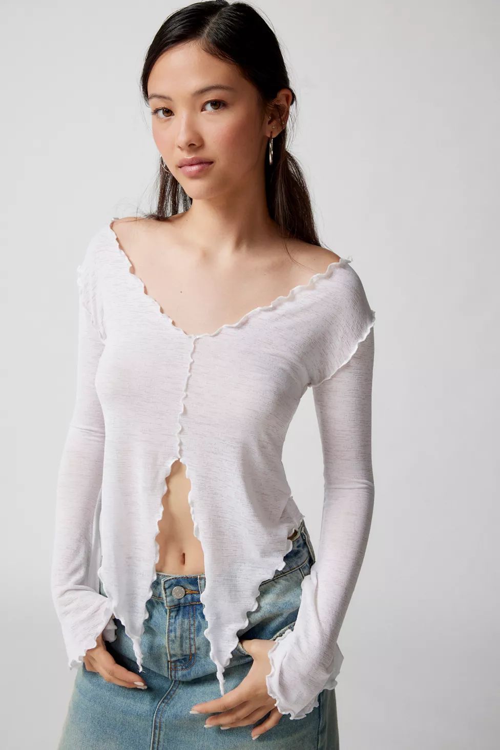 UO Charlyn Flyaway Top | Urban Outfitters (US and RoW)