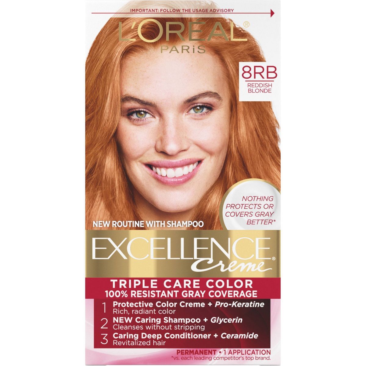 L'Oreal Paris Excellence Triple Protection Permanent Hair Color - 6.3 fl oz | Target