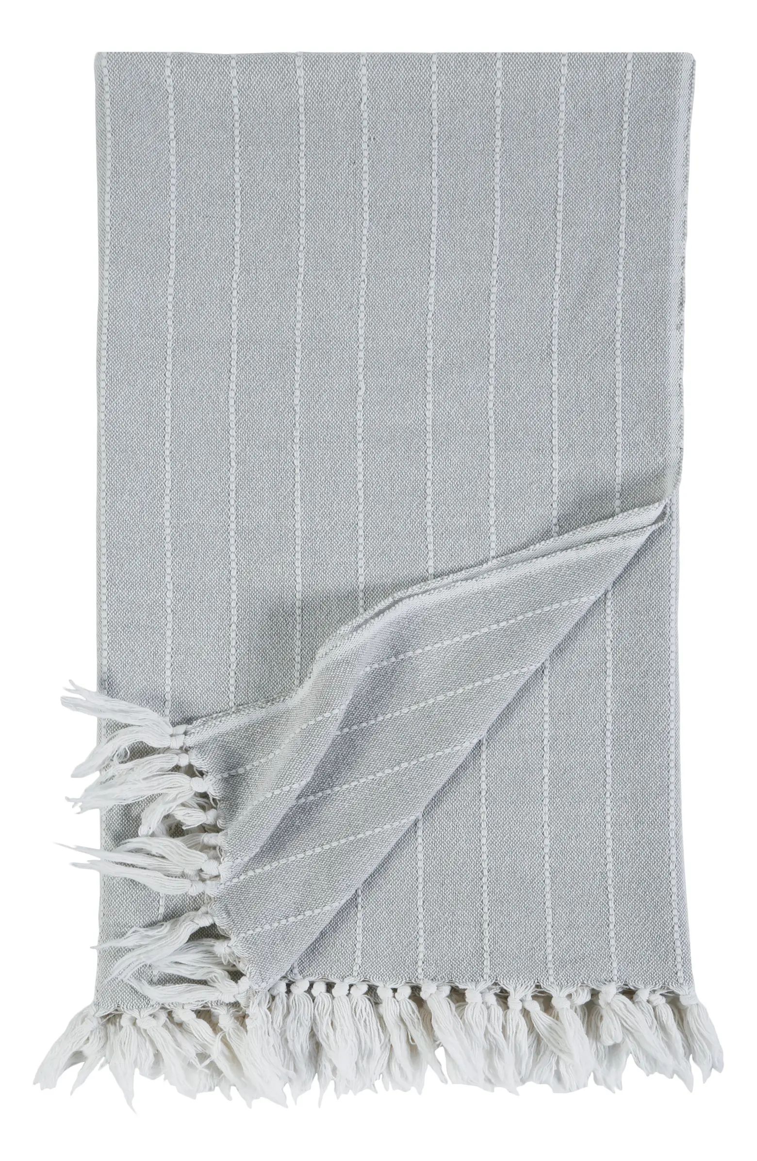 Pom Pom at Home Henley Stripe Cotton Throw Blanket | Nordstrom | Nordstrom