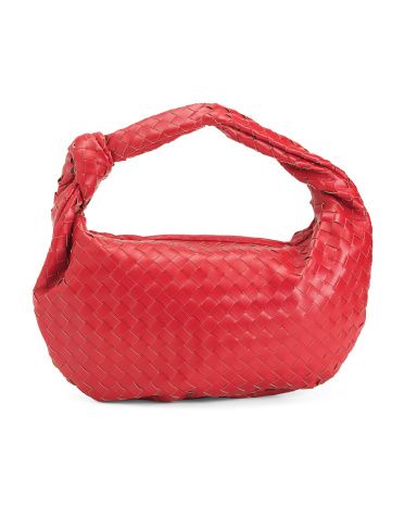 Woven Knot Detail Oversized Shoulder Bag | TJ Maxx