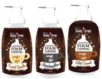 Jordan's Skinny Gourmet Syrups Barista Style Whipped Foams - French Vanilla, Salted Caramel, Mars... | Amazon (US)