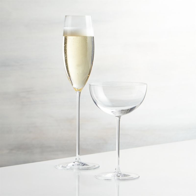 Camille Champagne Glasses | Crate and Barrel | Crate & Barrel