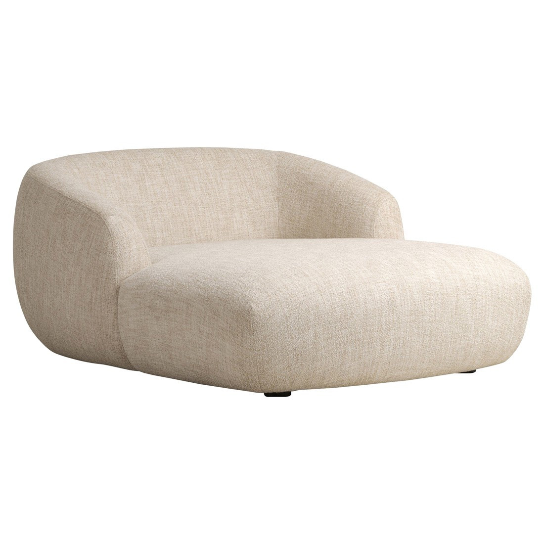 Cherry Modern Classic Cream Chaise Lounge | Kathy Kuo Home