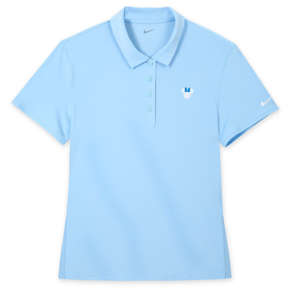 Minnie Mouse Victory Polo Shirt for Women by Nike – Blue | Disney Store