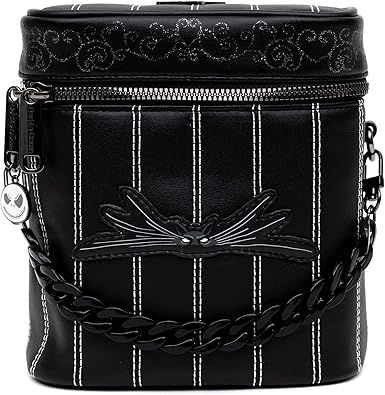 Disney Bag, Cross Body, The Nightmare Before Christmas NBC Jack Skellington, Vegan Leather, Black | Amazon (US)