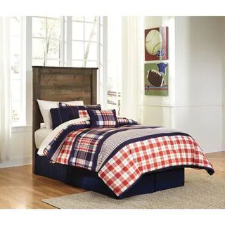 Trinell Brown Panel Headboard (Twin) | Bed Bath & Beyond