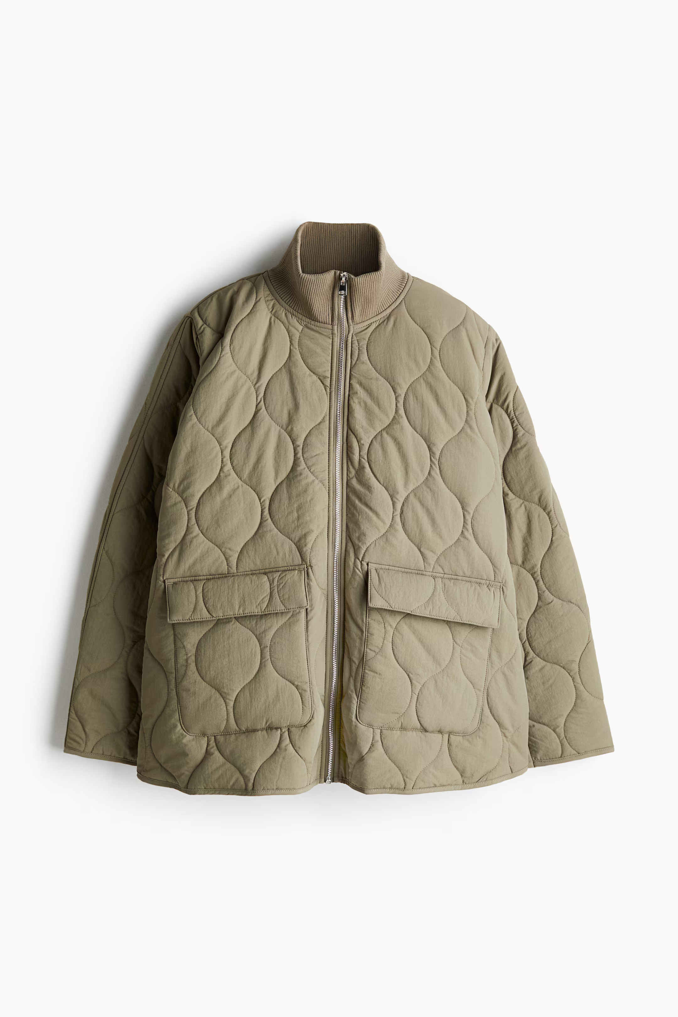 Oversized quilted jacket | H&M (UK, MY, IN, SG, PH, TW, HK)