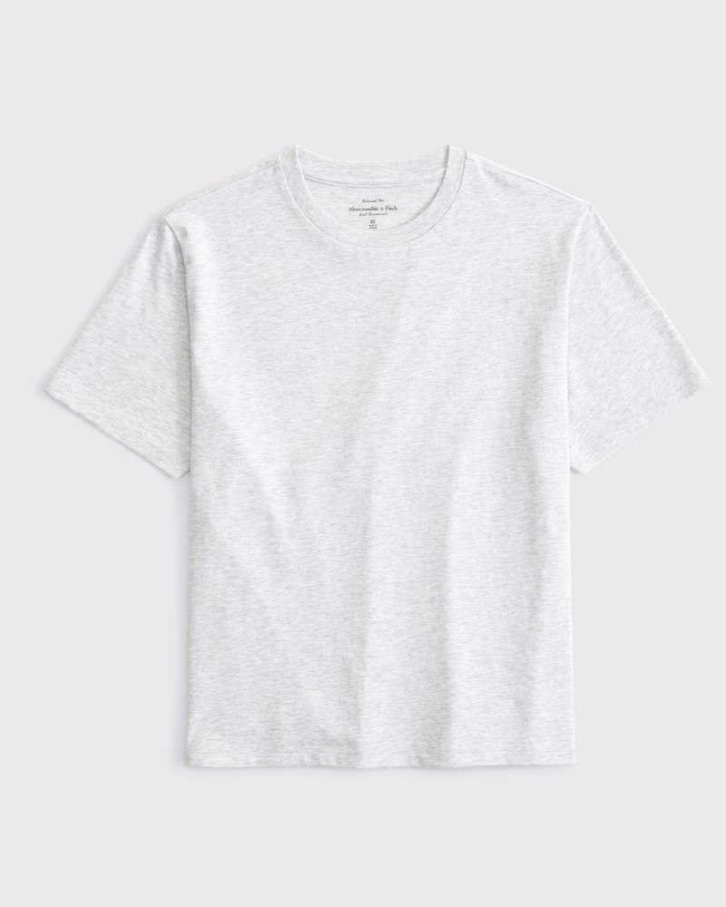 Essential Premium Polished Relaxed Tee | Abercrombie & Fitch (US)