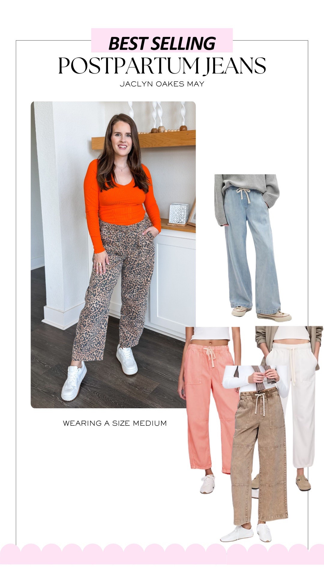 These are my FAVORITE postpartum jeans - high waisted and have a drawstring!! 

#LTKSaleAlert #LTKBump