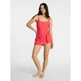 Time and Tru Women's and Women's Plus Size Wrap Swim Dress, Sizes XS-3X | Walmart (US)
