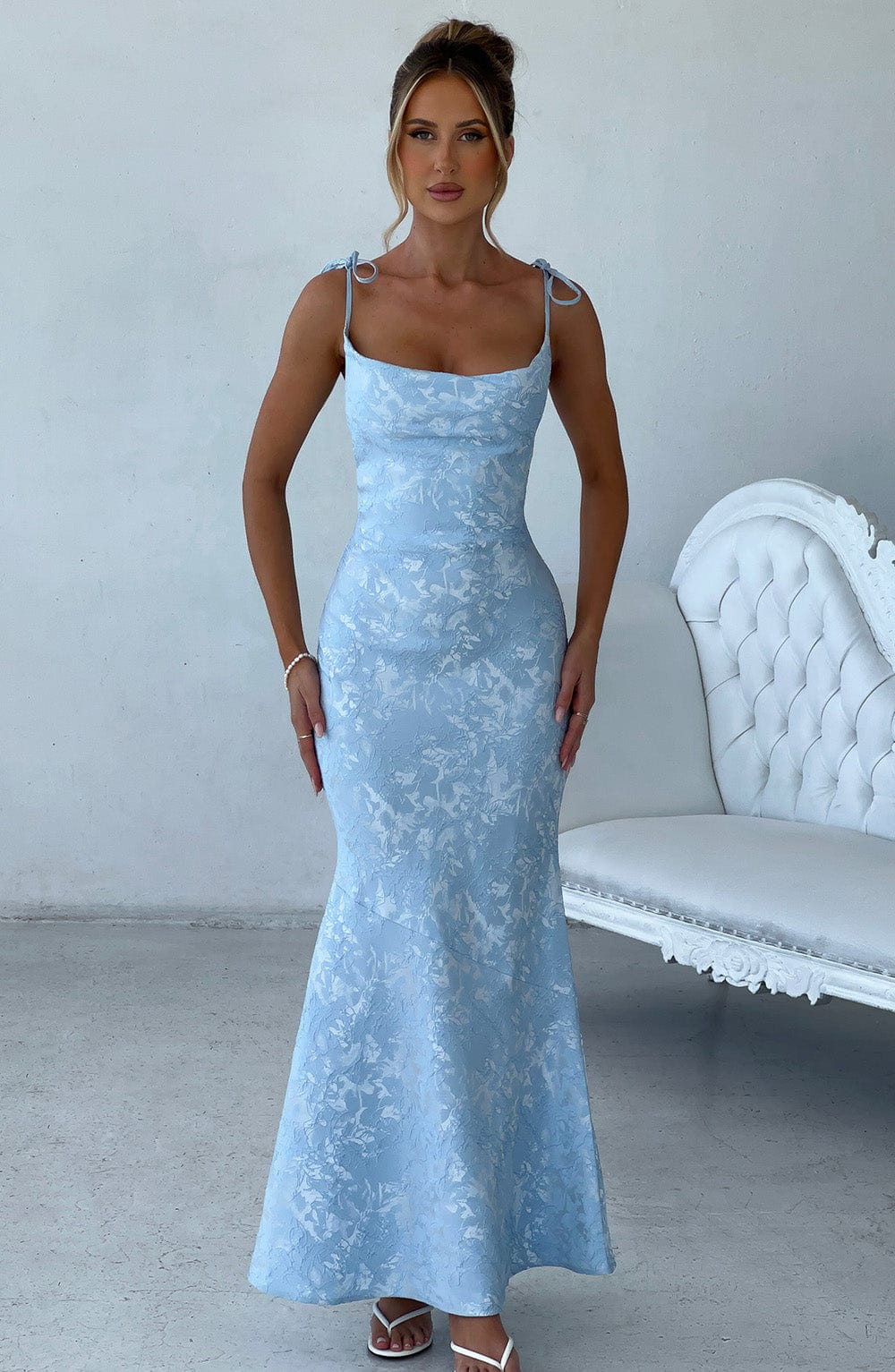 Whitney Maxi Dress - Blue | Babyboo (global)
