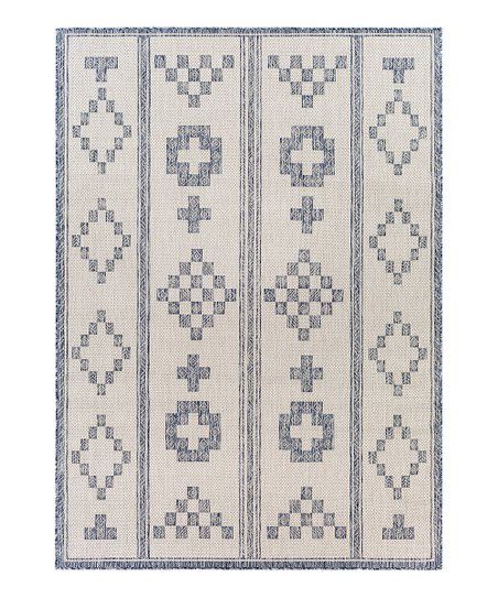 Taupe Geometric Tuareg Global Indoor/Outdoor Rug | Zulily