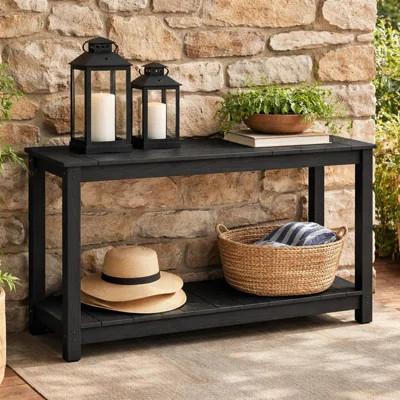 Rectangular Outdoor All-Weather Console Table | Wayfair North America