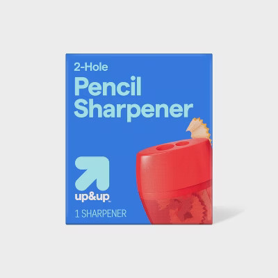 Pencil Sharpener 2 Hole 1ct Colors May Vary - up&up™: School Supplies, Handheld, Non-Powered, A... | Target