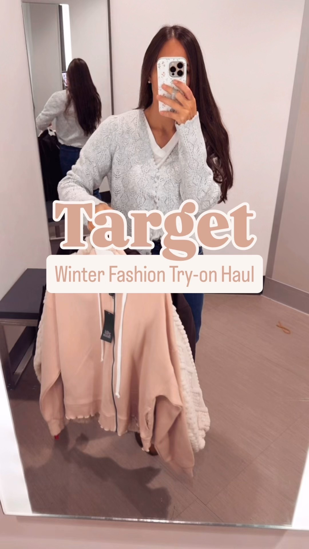 Target winter try on haul! Wearing XS in all 
Grey cardigan size small, needed XS 
Jeans tts short 
Shoes tts 

#LTKSaleAlert #LTKFindsUnder50 #LTKFindsUnder100