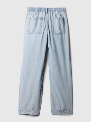 Wide-Leg Denim Pull-On Pants | Gap (US)