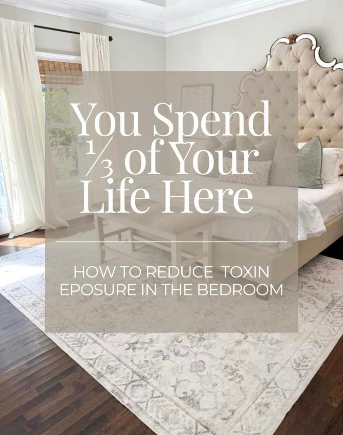 Did you know the average human spends approximately 1/3 of their life in the bedroom?  

With synthetic bedding, fragranced detergents, off-gassing mattresses, blue light from devices, the exposure level all adds up over time. I’ve spent years researching + swapping out the products in my bedroom and these are my top #LoTox  recs! 

Some of these are quick and easy swaps like sheets or lightbulbs, others are more of an investment, such as a mattress. 

It can be overwhelming to think about swapping everything all at once (it took me literally years to research and swap out most of the products in my bedroom).  Don’t stress about overhauling everything all at once, just save this list for later when you’re ready to make a swap! 

I like to use what I called the “one in, one out” method.  The next time your lightbulb burns out, consider replacing it with an incandescent lightbulb.  The next time you’re looking to order a new set of sheets, maybe opt for organic cotton instead of a polyester blend.   One in, one out, is easier to manage than a massive overhaul! Let me know in the comments if you have any questions or are looking for another #LoTox rec. 
#LoToxHome

#LTKHome #LTKselfcare #LTKmomlife
