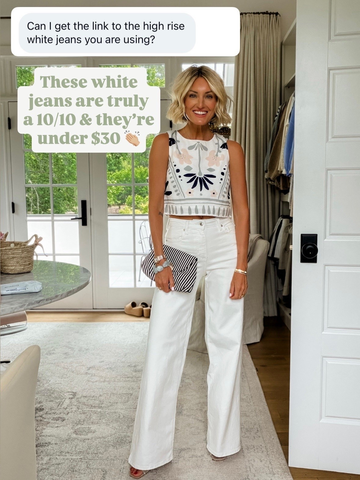 Endless ways to style these white jeans 👏🏼 wearing S/4.

Loverly Grey, Target find, Target fashion, white denim outfit, white jeans outfit, summer fashion, summer outfit ideas

#LTKootd #LTKSeasonal