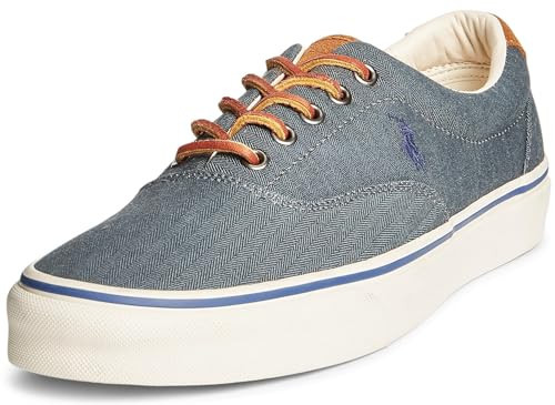 POLO RALPH LAUREN Men's Keaton Sneaker, Denim, 13 | Amazon (US)