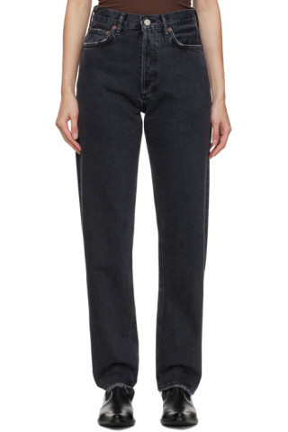AGOLDE - Black 90's Pinch Jeans | SSENSE
