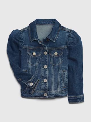 Toddler Puff Sleeve Denim Jacket | Gap (US)