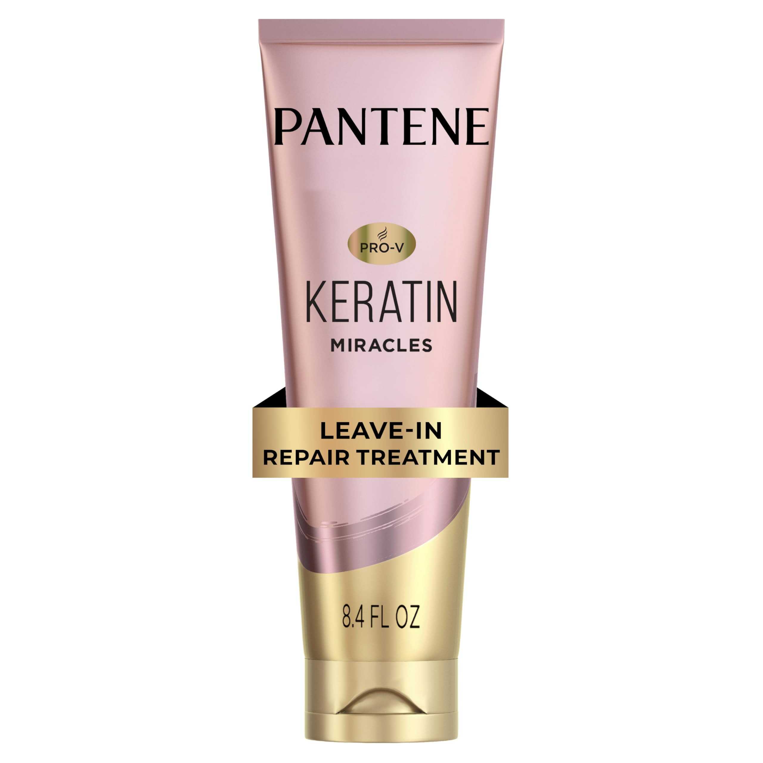 Pantene Keratin Leave-In Conditioner with Argan Oil, Protein Treatment for Dry, Damaged & Color-T... | Amazon (US)