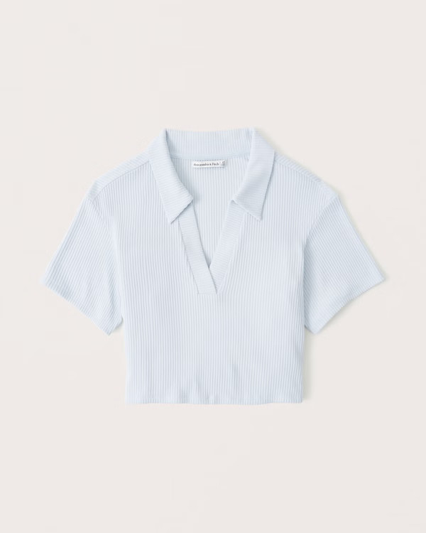 Women's Cozy Rib Polo | Women's Intimates & Sleepwear | Abercrombie.com | Abercrombie & Fitch (US)