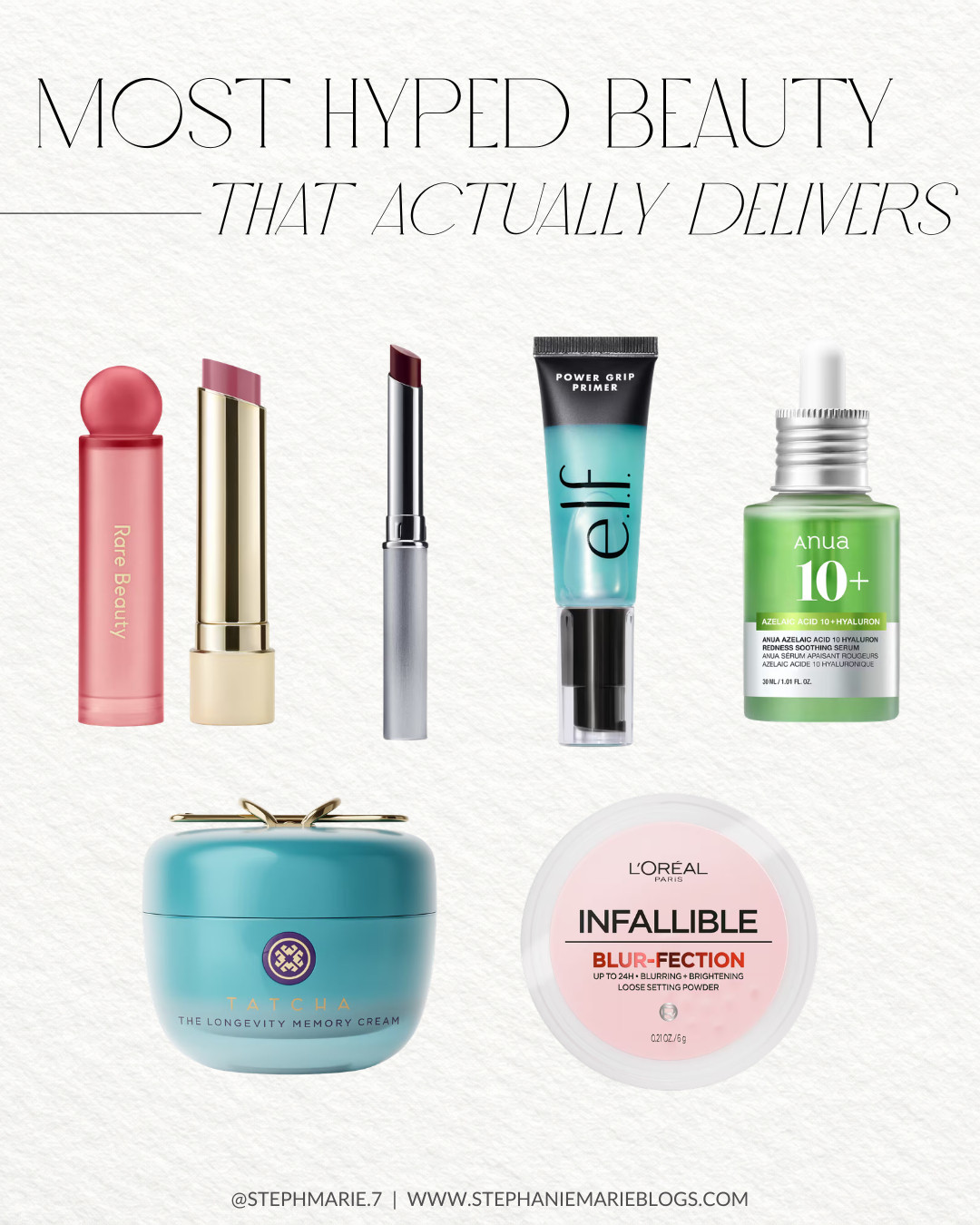 Hyped beauty that actually delivers! These are the viral, buzzy products that live up to the hype and have genuinely impressed me. A mix of makeup and skincare finds that are actually worth your attention!  

 #LTKOver40 #LTKBeauty