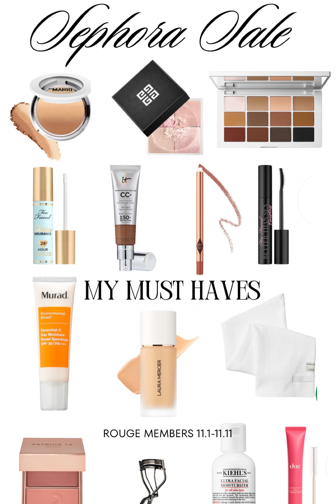 My Sephora Sale Must Haves! 

#LTKSaleAlert #LTKBeauty #LTKGiftGuide