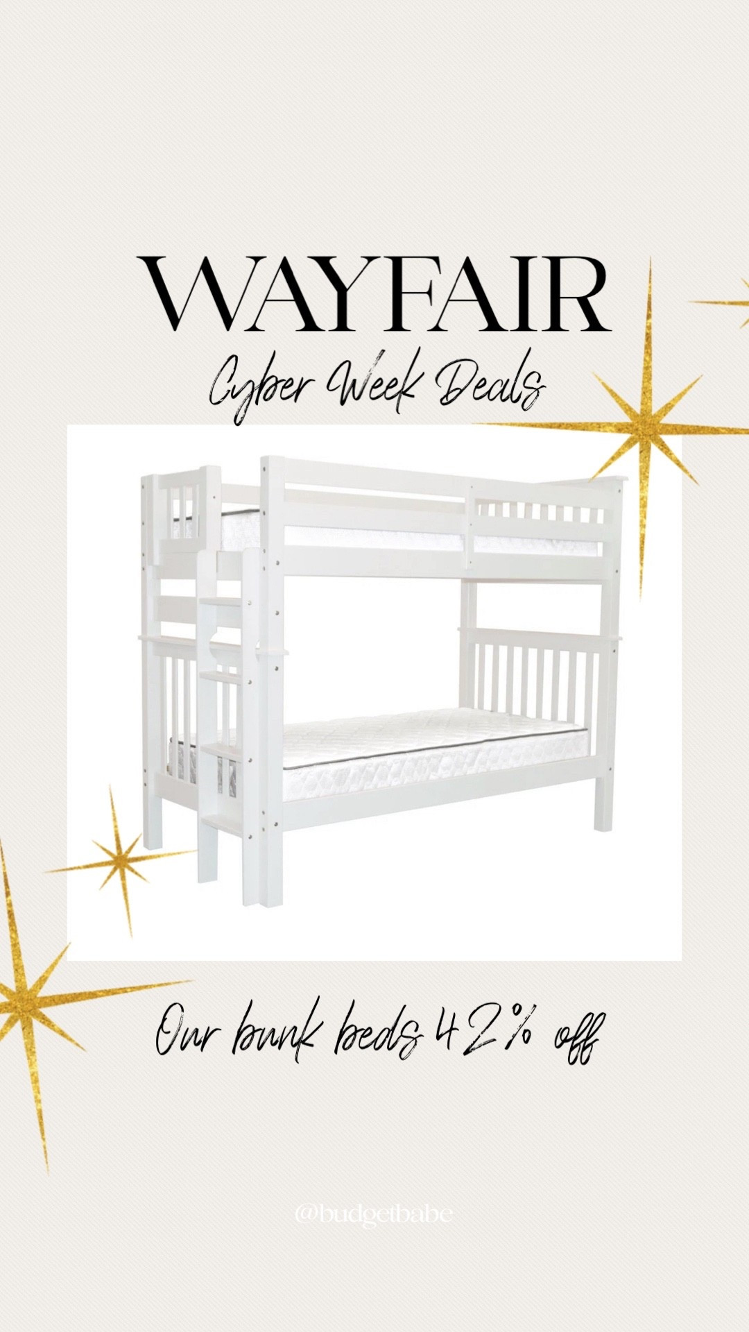 Wayfair cyber week deals! Our bunk beds that we own and love (and did NOT pay full price for!!) are on sale. Sturdy wood, easy (ish) to assemble. I bought under bed drawers for these too. #kids bed bedroom furniture decor

#LTKKids #LTKSaleAlert #LTKHome
